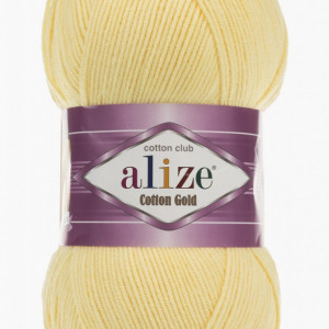 Fir de tricotat sau crosetat - Fir ALIZE COTTON GOLD GALBEN 187