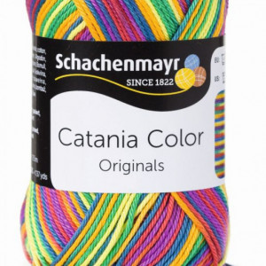 Fir de tricotat sau crosetat - Fir BUMBAC 100% MERCERIZAT CATANIA COLOR CLOWN COLOR COD 82