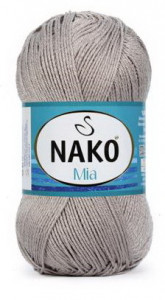 Fir de tricotat sau crosetat - Fir BUMBAC 100% NAKO MIA BEJ 1827