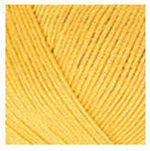 Fir de tricotat sau crosetat - Fir BUMBAC 100% NAKO MIA GALBEN 4132 - Img 2