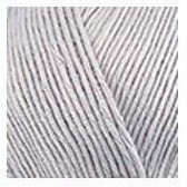 Fir de tricotat sau crosetat - Fir BUMBAC 100% NAKO MIA GRI 3029 - Img 2