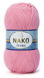 Fir de tricotat sau crosetat - FIR NAKO DENIM ROZ 11582