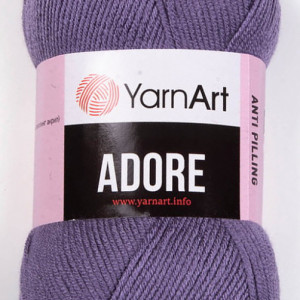 Fir de tricotat sau crosetat - Fire acril anti pilling YARNART ADORE COD 345