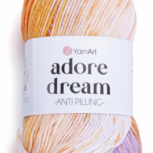 Fir de tricotat sau crosetat - Fire acril anti pilling YARNART ADORE DREAM COD 1053