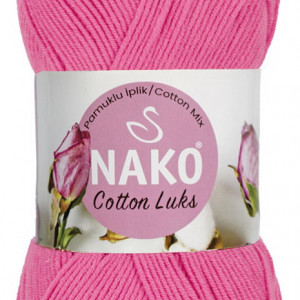 Fir de tricotat sau crosetat - Fire NAKO COTTON LUKS ROZ 97550