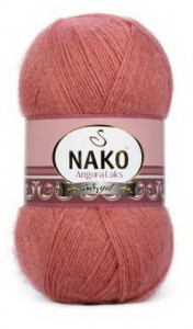 Fir de tricotat sau crosetat - Fire tip mohair acril NAKO ANGORA LUKS FREZ 2574
