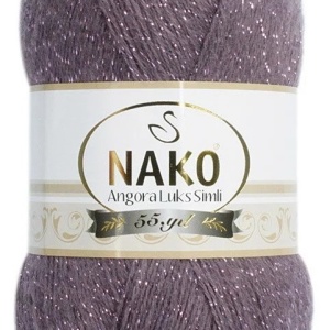 Fir de tricotat sau crosetat - Fire tip mohair acril NAKO ANGORA LUKS SIMLI COD 11598