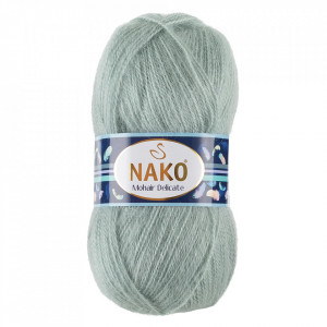 Fir de tricotat sau crosetat - Fire tip mohair acril NAKO MOHAIR DELICATE - GRI COD 10023