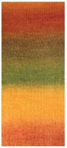 Fir de tricotat sau crosetat - Fire tip mohair acril NAKO MOHAIR DELICATE COLORFLOW DEGRADE 28203 - Img 2