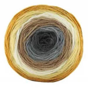 Fir de tricotat sau crosetat - Fire tip mohair din acril Kamgarn Papatya CAKE degrade 219