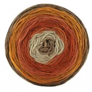 Fir de tricotat sau crosetat - Fire tip mohair din acril Kamgarn Papatya CAKE degrade 237