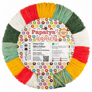 Fir de tricotat sau crosetat - Fire tip mohair din acril Kamgarn Papatya Donut COD 103