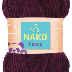Fir de tricotat sau crosetat - Fire tip mohair din acril NAKO PANDA GRENA 3098