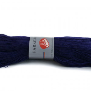 Fir de tricotat sau crosetat - Fire tip mohair din acril (PNA) Canguro Farfalle ALBASTRU 393