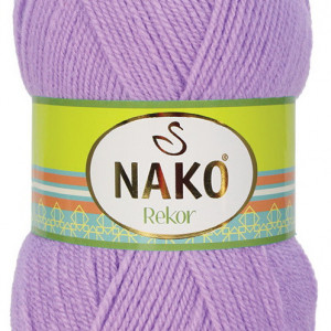 Fir de tricotat sau crosetat - Fire tip mohair din acril premium Nako REKOR LILA 11871