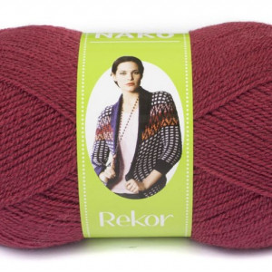 Fir de tricotat sau crosetat - Fire tip mohair din acril premium Nako REKOR GRENA 1001