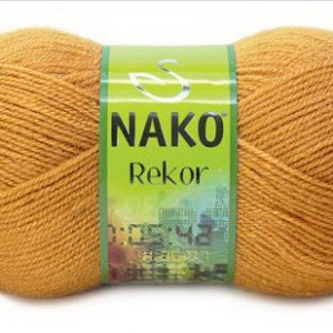 Fir de tricotat sau crosetat - Fire tip mohair din acril premium Nako REKOR BEJ 10129