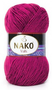 Fir de tricotat sau crosetat - Fire tip mohair din acril premium Nako VALS ROZ 3107