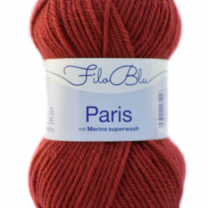 Fir de tricotat sau crosetat - Fire tip mohair din poliester Filo Blu - PARIS - 03 - ROSU