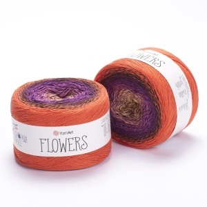 Fir de tricotat sau crosetat - Fire YARNART FLOWERS COD 295