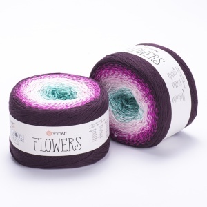 Fir de tricotat sau crosetat - Fire YARNART FLOWERS COD 301