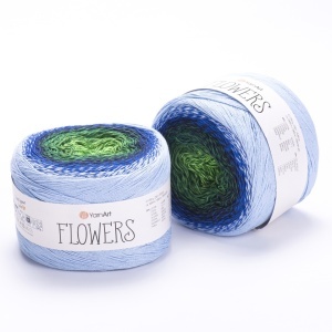 Fir de tricotat sau crosetat - Fire YARNART FLOWERS COD 306