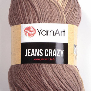 Fir de tricotat sau crosetat - Fire YARNART JEANS CRAZY COD 8201