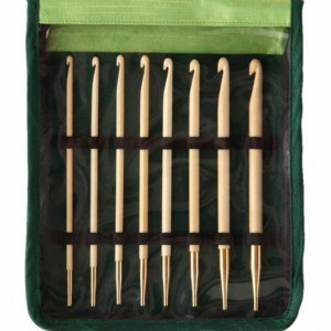 KnitPro BAMBOO - set crosete un singur capat tip TUNISIAN - Img 2
