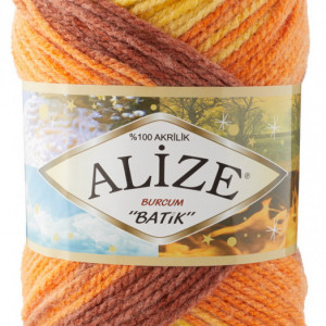 Fir de tricotat sau crosetat - Fir ACRILIC ALIZE BURCUM BATIK DEGRADE 7467