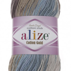 Fir de tricotat sau crosetat - Fir ALIZE COTTON GOLD BATIK - DEGRADE 4148