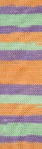 Fir de tricotat sau crosetat - Fir ALIZE COTTON GOLD BATIK - DEGRADE 8098 - Img 2