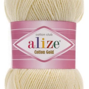 Fir de tricotat sau crosetat - Fir ALIZE COTTON GOLD CREAM 394