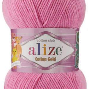 Fir de tricotat sau crosetat - Fir ALIZE COTTON GOLD ROZ 264