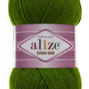 Fir de tricotat sau crosetat - Fir ALIZE COTTON GOLD VERDE 35
