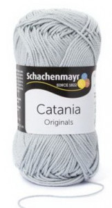 Fir de tricotat sau crosetat - Fir BUMBAC 100% MERCERIZAT CATANIA SILBER 172