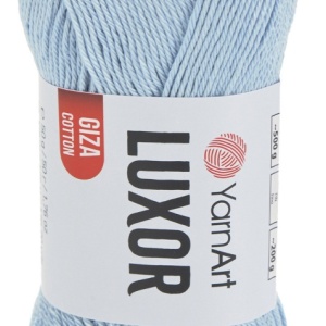 Fir de tricotat sau crosetat - Fir BUMBAC 100% MERCERIZAT YARNART LUXOR BLEO COD 1209