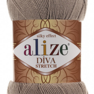 Fir de tricotat sau crosetat - Fir microfibra ALIZE DIVA STRETCH BEJ 167