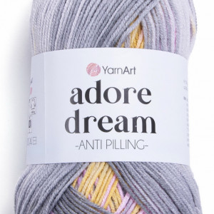 Fir de tricotat sau crosetat - Fire acril anti pilling YARNART ADORE DREAM COD 1064