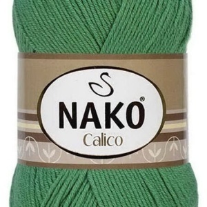 Fir de tricotat sau crosetat - Fire NAKO CALICO VERDE 11914