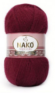 Fir de tricotat sau crosetat - Fire tip mohair acril NAKO ANGORA LUKS GRENA 1238