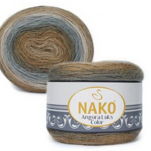 Fir de tricotat sau crosetat - Fire tip mohair acril NAKO ANGORA LUKS COLOR 81907