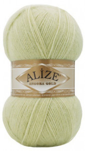 Fir de tricotat sau crosetat - Fire tip mohair din acril Alize Angora Gold VERNIL 839
