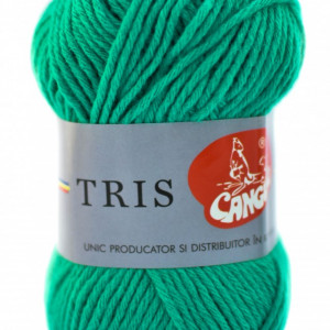 Fir de tricotat sau crosetat - Fire tip mohair din acril CANGURO - TRIS VERDE 336