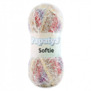 Fir de tricotat sau crosetat - Fire tip mohair din acril Kamgarn Papatya Softie Degrade 702