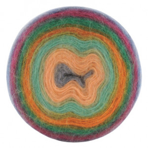 Fir de tricotat sau crosetat - Fire tip mohair din acril Kamgarn Papatya Angora Cake COD 608