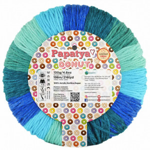 Fir de tricotat sau crosetat - Fire tip mohair din acril Kamgarn Papatya Donut COD 104