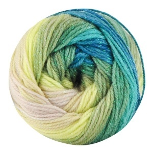 Fir de tricotat sau crosetat - Fire tip mohair din acril Kamgarn Papatya Batik Glitter degrade 11 - Img 2