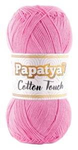 Fir de tricotat sau crosetat - Fire tip mohair din acril Kamgarn Papatya Cotton Touch ROZ COD 230