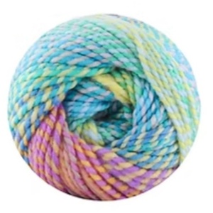 Fir de tricotat sau crosetat - Fire tip mohair din acril Kamgarn Papatya Confetti degrade 13 - Img 2
