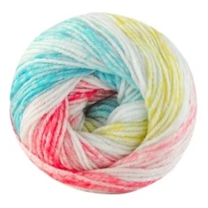 Fir de tricotat sau crosetat - Fire tip mohair din acril Kamgarn Cicibebe Sweetie Colors degrade 103 - Img 2